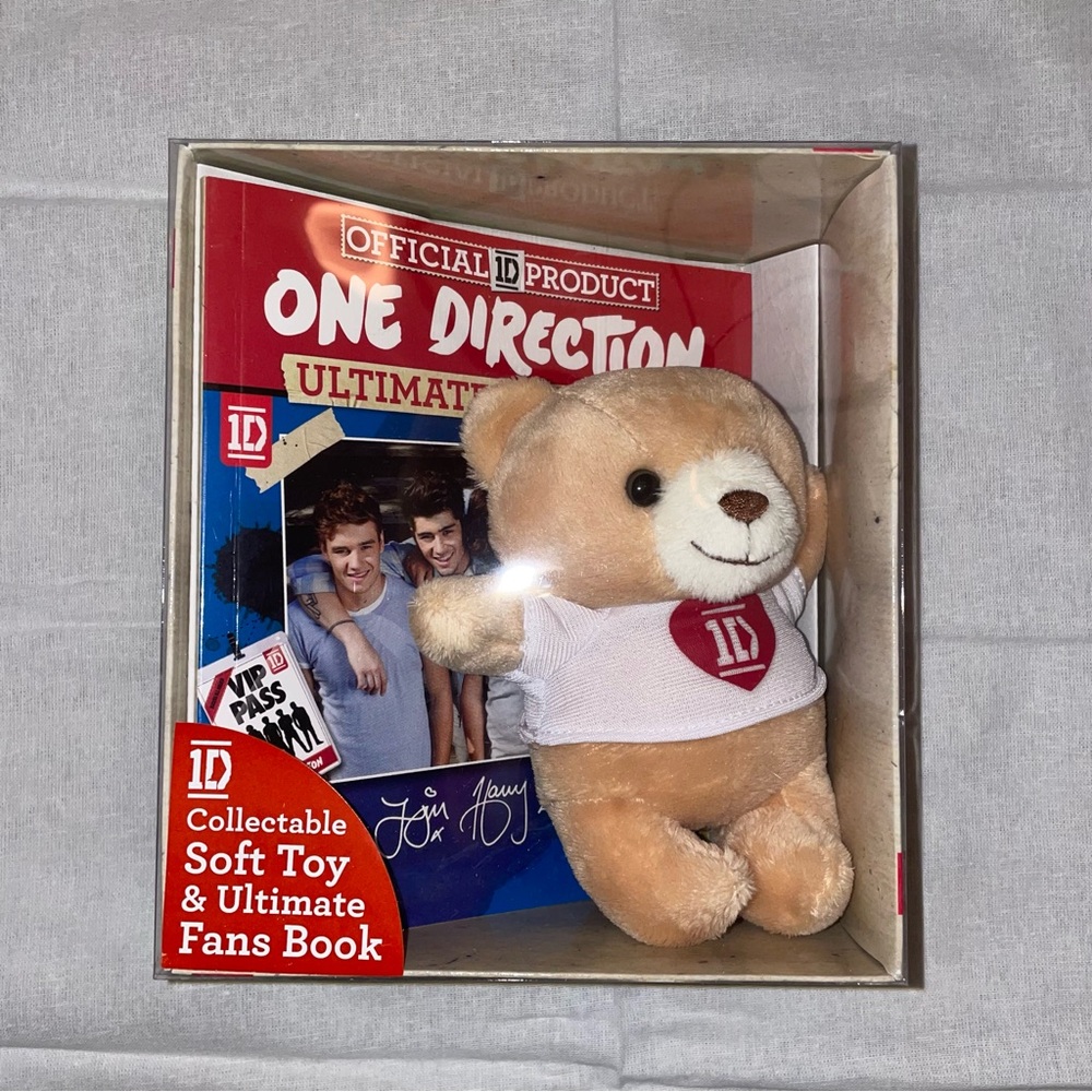 One Direction Collectible Bear and Book Set